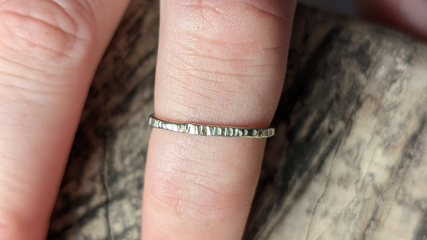 Stacking rings - MADE TO ORDER