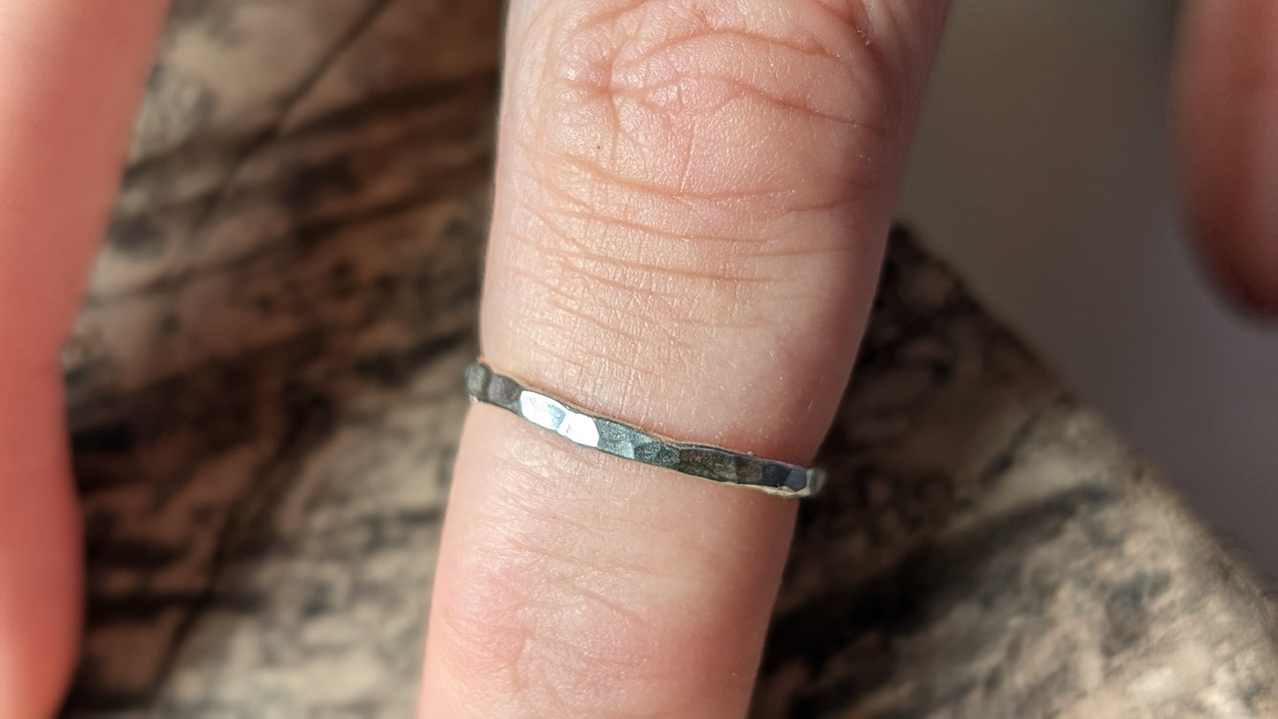 Stacking rings - MADE TO ORDER